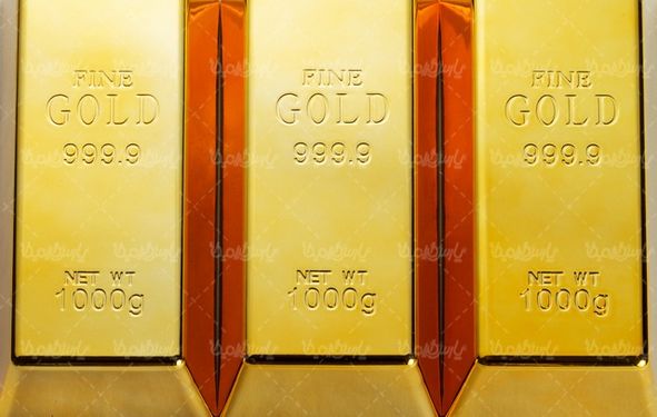 عکس با کیفیت شمش طلا