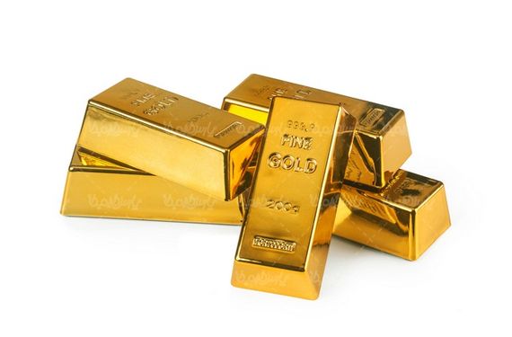 عکس با کیفیت شمش طلا