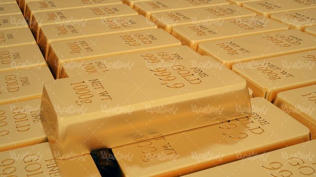 عکس با کیفیت شمش طلا