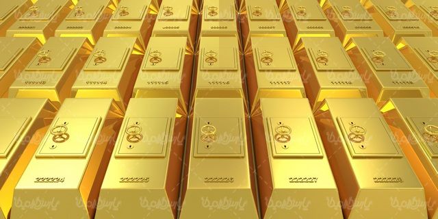 عکس با کیفیت شمش طلا