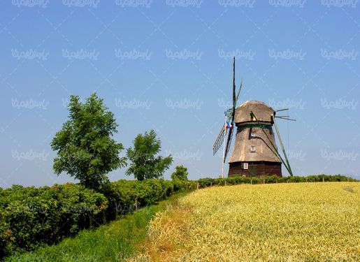 تصویر با کیفیت آسیاب بادی