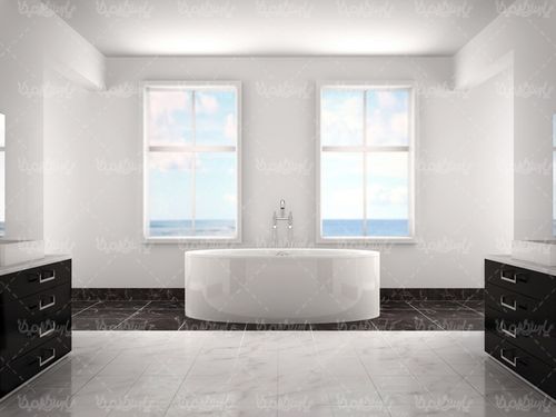 تصویر با کیفیت وان حمام