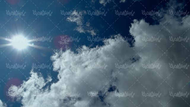 دانلود رایگان عکس آسمان نیمه ابری