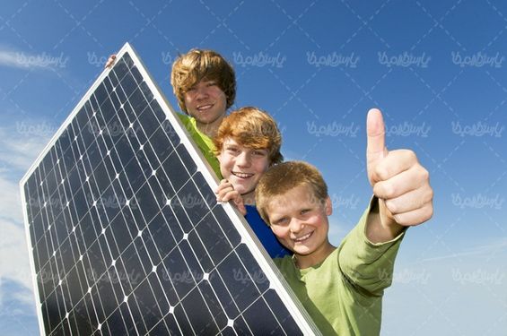 عکس با کیفیت پنل خورشیدی
