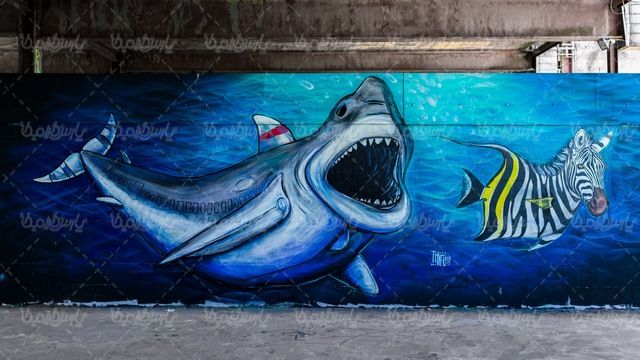 تصویر با کیفیت نقاشی دیواری