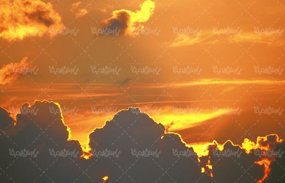منظره زیبای غروب خورشید