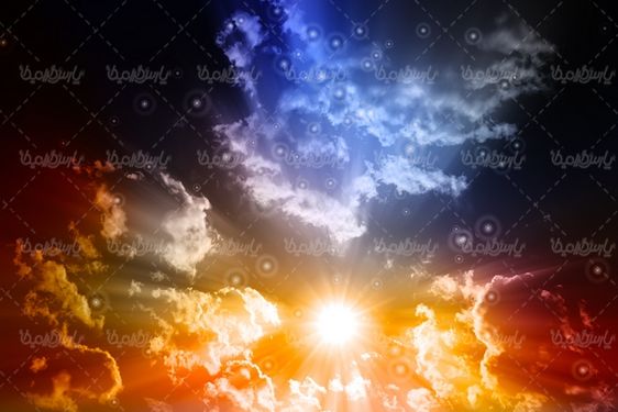 چشم انداز غروب آفتاب