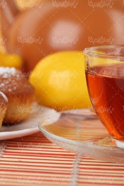 کیک و چای