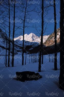 منظره زمستانی