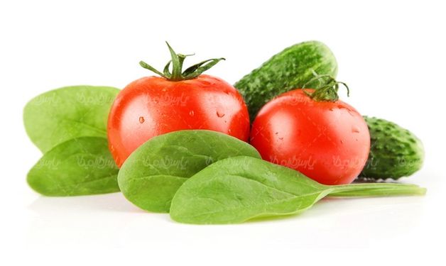 خیار و گوجه فرنگی