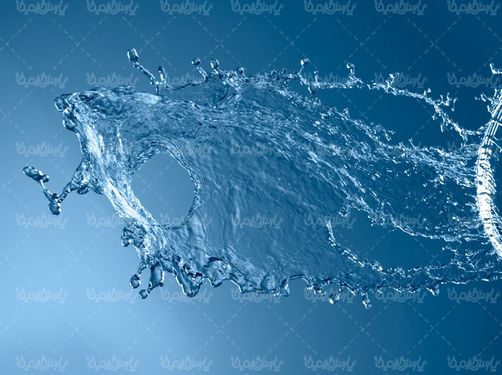 افکت پاشیده شدن آب
