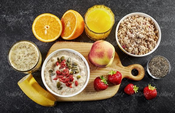 عکس با کیفیت غلات صبحانه