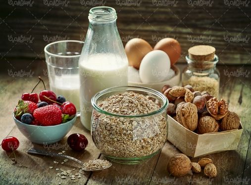 عکس با کیفیت غلات صبحانه