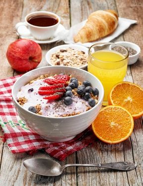 تصویر با کیفیت غلات صبحانه