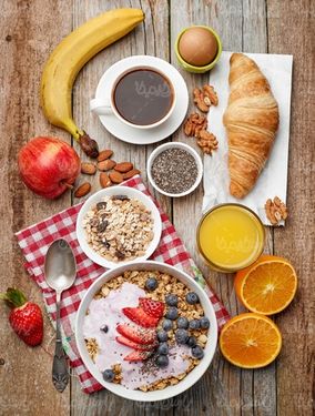 تصویر با کیفیت غلات صبحانه