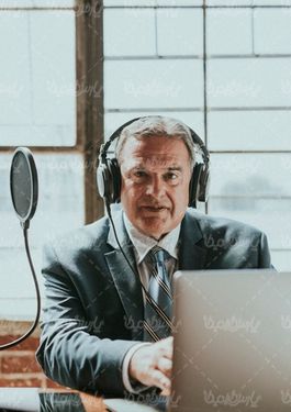 Radio announcer