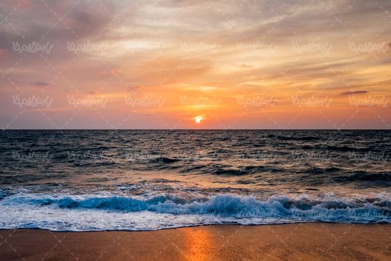 تصویر با کیفیت غروب آفتاب