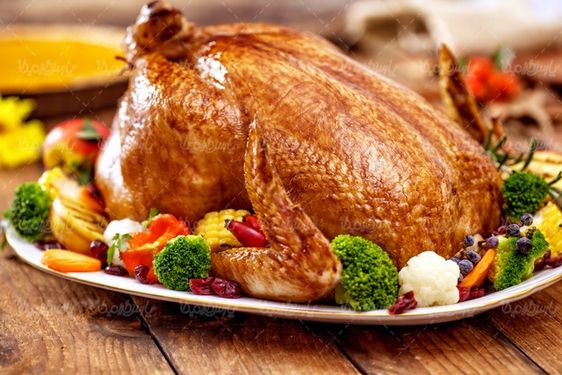 Roasted chicken