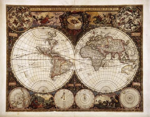 نقشه کره زمین