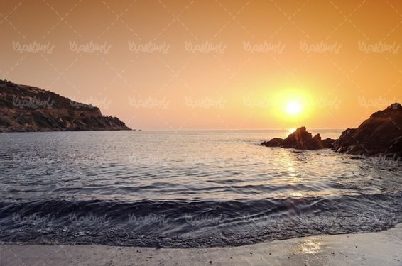 منظره غروب آفتاب