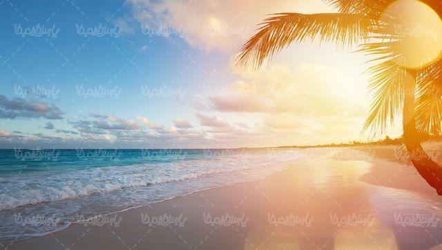تصویر با کیفیت غروب خورشید