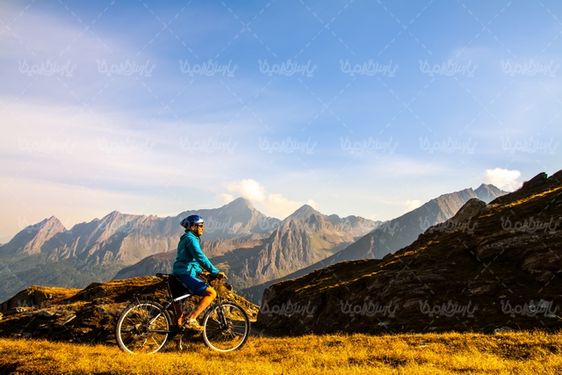 Mountain biking