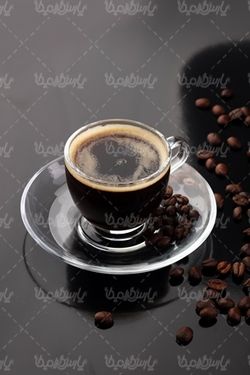 تصویر با کیفیت فنجان قهوه