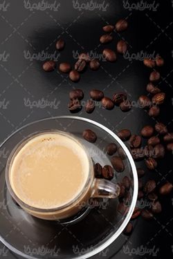 تصویر با کیفیت فنجان قهوه