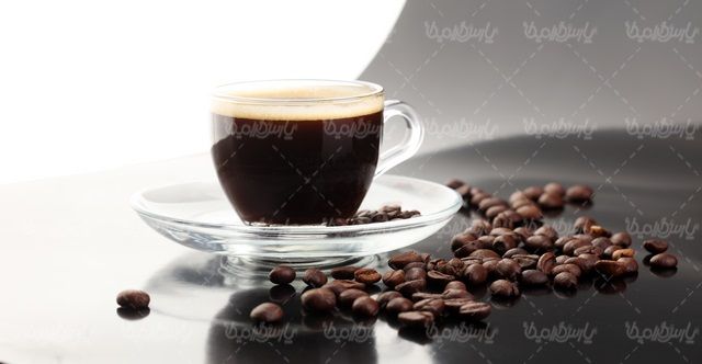 تصویر با کیفیت فنجان قهوه