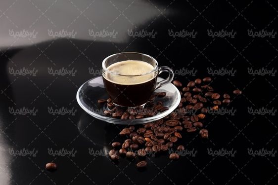 تصویر با کیفیت فنجان قهوه