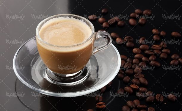 تصویر با کیفیت فنجان قهوه