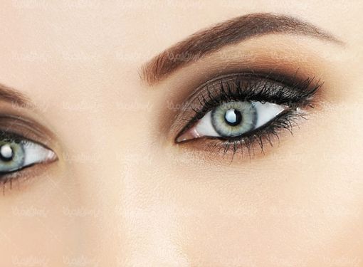 eye and eyebrow