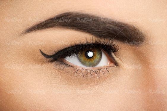eye and eyebrow