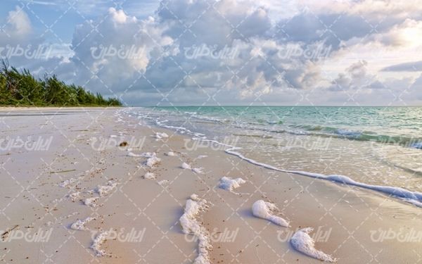 تصویر با کیفیت طبیعت زیبای ساحل دریا به همراه منظره و ساحل دریا