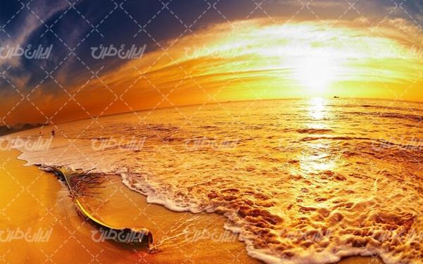 تصویر با کیفیت طبیعت زیبای ساحل دریا به همراه منظره و ساحل دریا