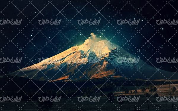 تصویر با کیفیت منظره زیبای کوهستان به همراه چشم انداز زیبا و طبیعت