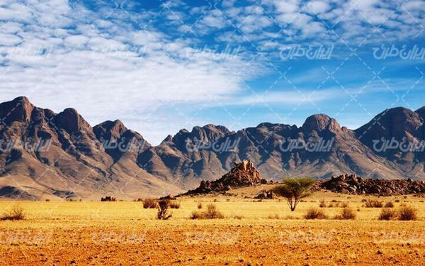 تصویر با کیفیت منظره زیبای کوه به همراه چشم انداز زیبا و طبیعت