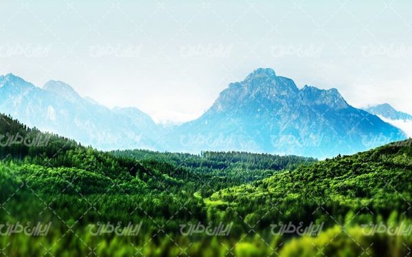 تصویر با کیفیت چشم انداز زیبای طبیعت به همراه منظره زیبا و طبیعت
