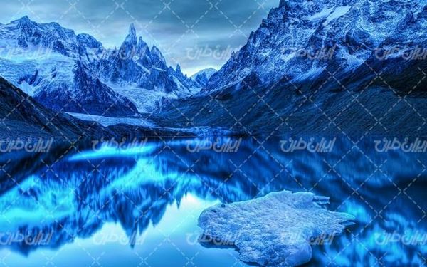 تصویر با کیفیت طبیعت زمستان به همراه منظره زیبا و طبیعت زیبای برفی