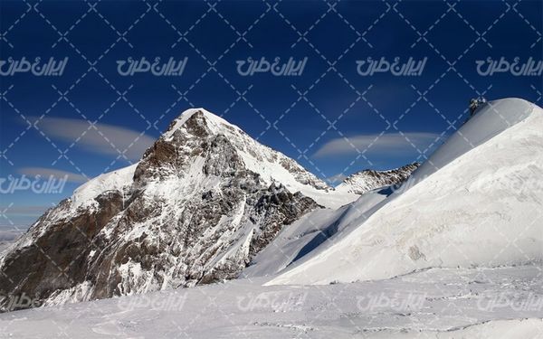 تصویر با کیفیت منظره جشم نواز برفی به همراه فصل زمستان و چشم انداز برفی