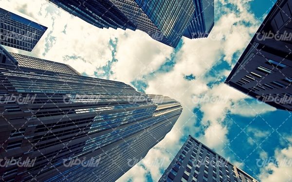 تصویر با کیفیت معماری شهری همراه با عکس شهر و ساختمان