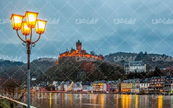 تصویر با کیفیت شهر مدرن همراه با عکس شهر و ساختمان