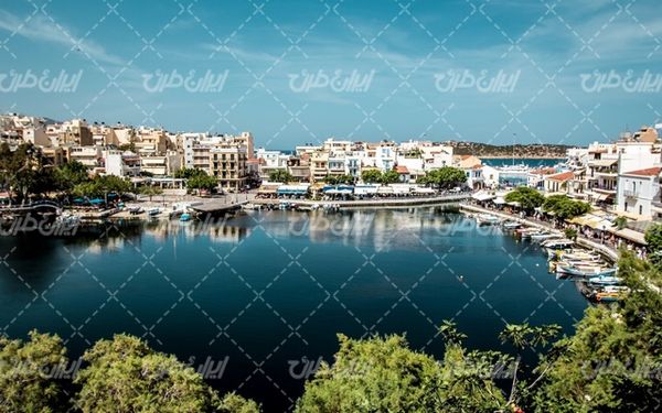 تصویر با کیفیت شهر مدرن همراه با عکس شهر و ساختمان