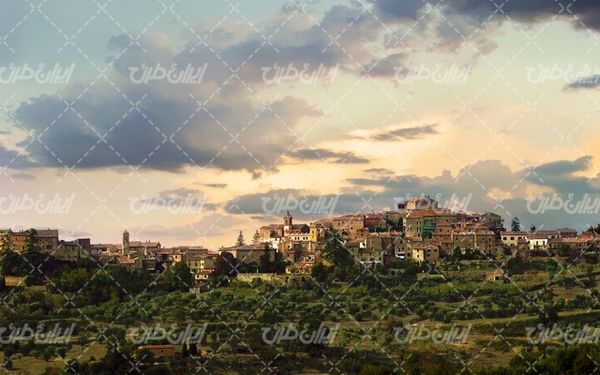 تصویر با کیفیت معماری شهری همراه با عکس شهر و ساختمان