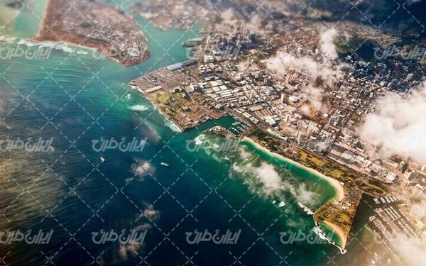 تصویر با کیفیت شهر زیبا همراه با عکس شهر و ساختمان
