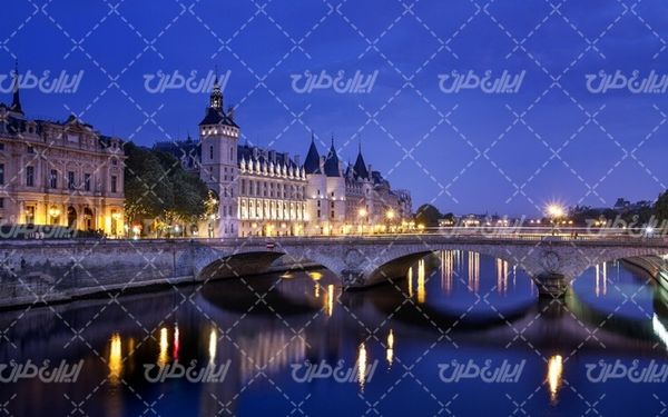 تصویر با کیفیت چشم انداز شهر همراه با عکس شهر و ساختمان