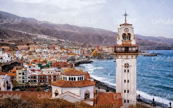 تصویر با کیفیت نمای شهر همراه با عکس شهر و ساختمان