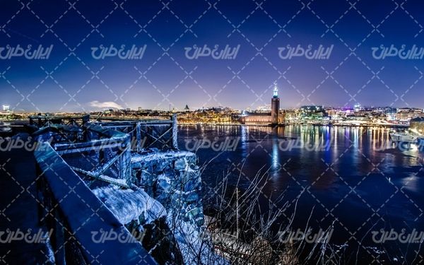 تصویر با کیفیت شهر بزرگ همراه با عکس شهر و ساختمان های شهری