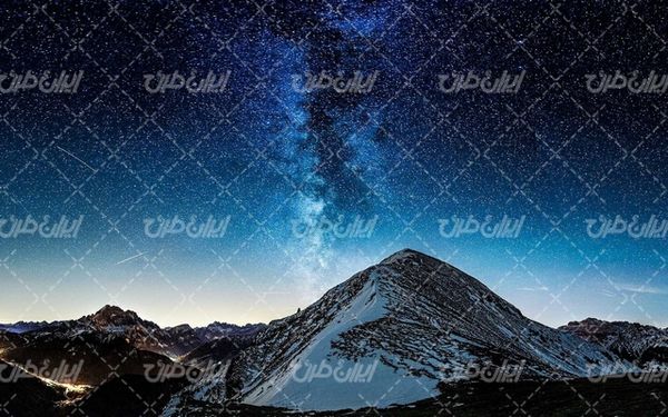 تصویر با کیفیت طبیعت زیبای زمستان به همراه برف و طبیعت برفی