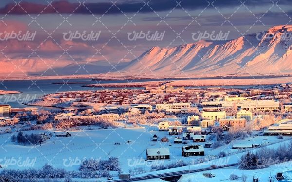 تصویر با کیفیت شهر بزرگ همراه با عکس شهر و ساختمان های شهری
